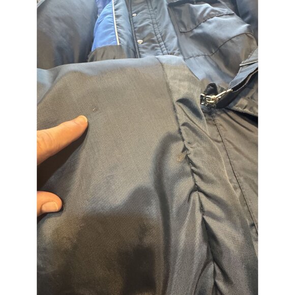 Vintage Walls Blizzard-Pruf Insulated Coveralls Large Tall  Faux Fur Collar Hood - Picture 15 of 16